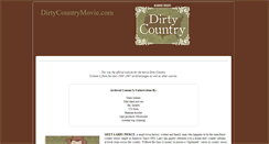 Desktop Screenshot of dirtycountrymovie.com