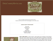 Tablet Screenshot of dirtycountrymovie.com